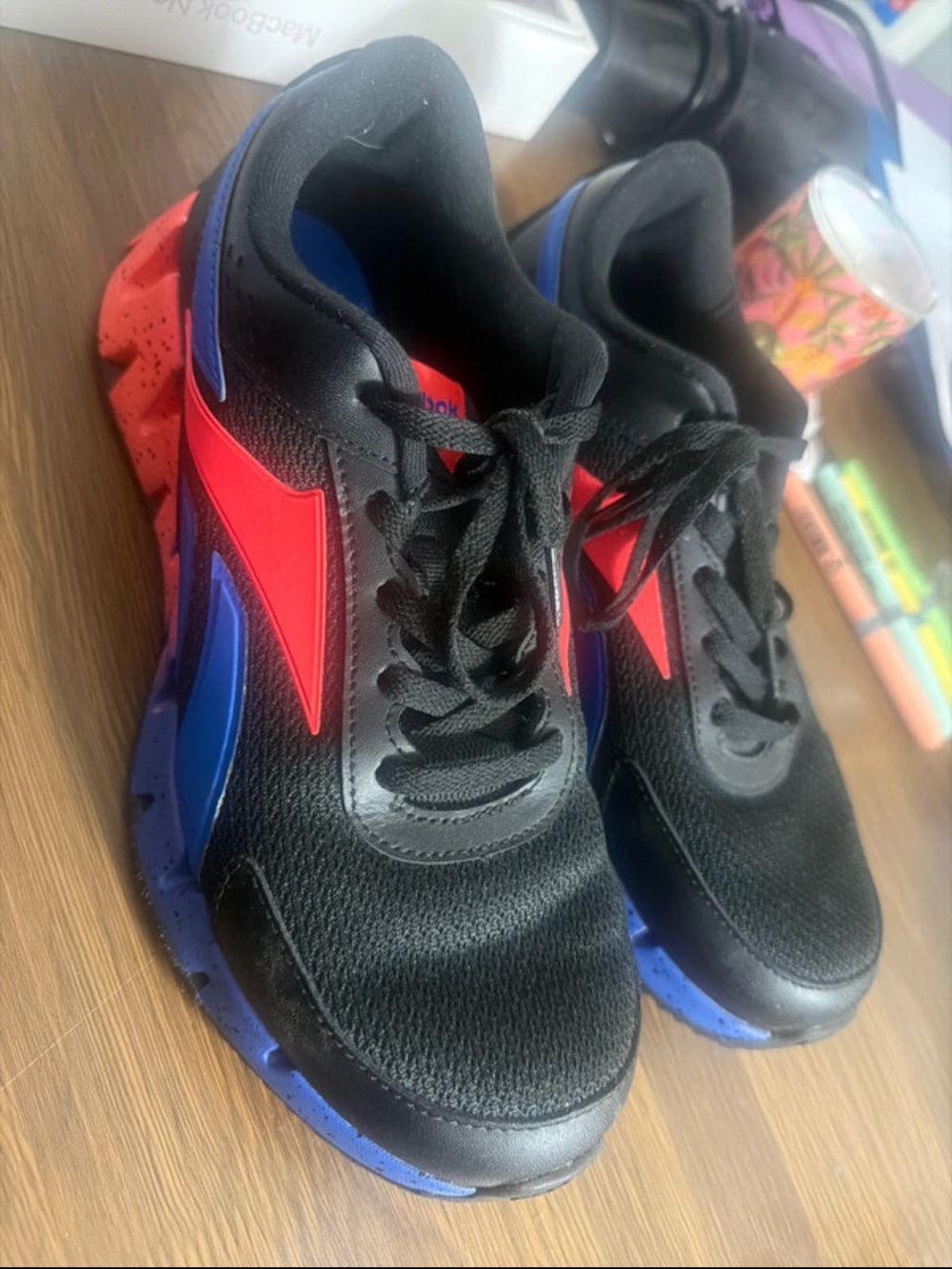 Black & Red Athletic Sneakers